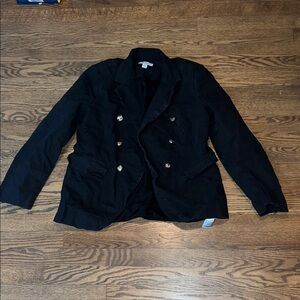 Free Assembly Blazer Jacket with Buttons